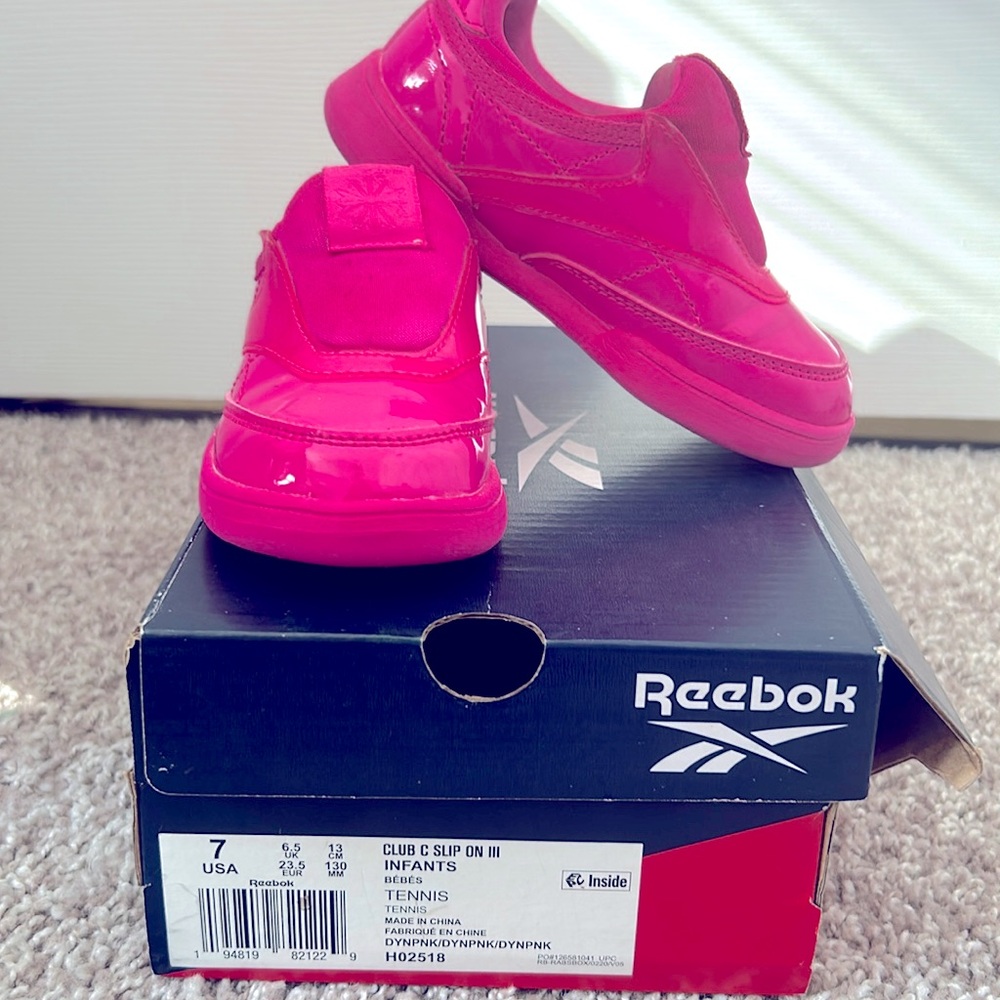 Pink Club C slip on III size 7 infants